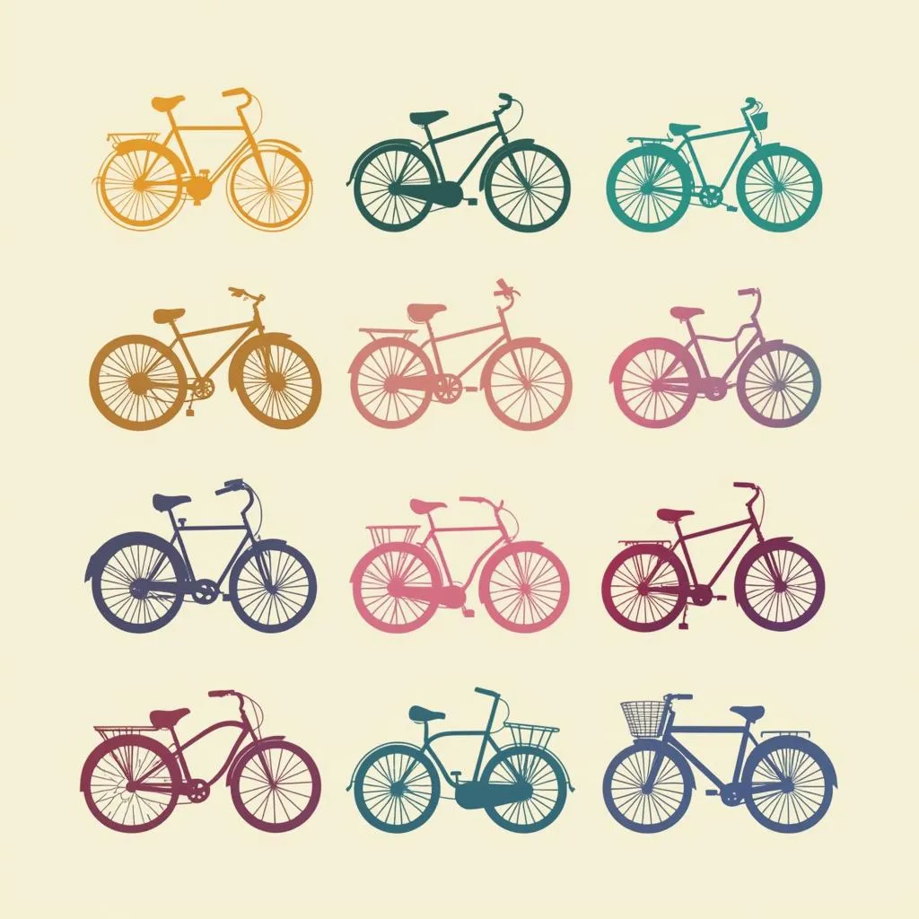 Ikona širokého výberu bicyklov