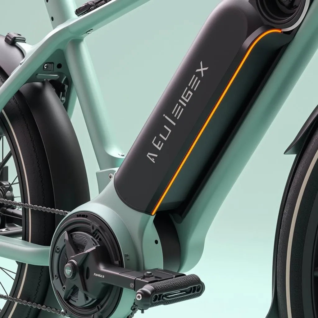 Detail elektrobicykla FutureX