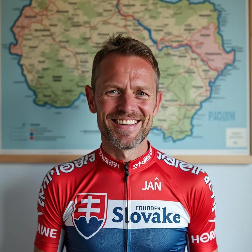 Fotografia Jána Cyklistu